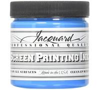 Jacquard Professional Screen Print Ink, Water-Soluable, 4oz Jar, Sky Blue (109)