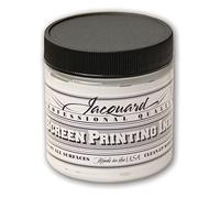 Jacquard Professional Screen Print Ink, Water-Soluable, 4oz Jar, White (118)