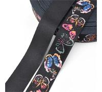 Jacquard Ribbon 50mm Jacquard Webbing Strap for Clothes Bias Binding Bag DIY Sewing Accessories(RD033-07-50mm,2Meters)