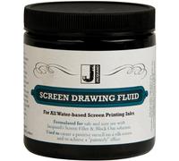 Jacquard Screen Printing Drawing Fluid - 8oz (237ml) Water-Based Screen Print Resist for Fabric, Paper & Textile Design