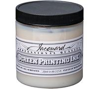 Jacquard Screen Printing Ink Clear Extender for Increased Transparency and Volume, Water Based Textile Medium for Fabric Art, DIY T-Shirt Printmaking Supplies, 8oz