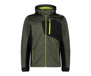 Jacquard softshell hoodie jacket CMP Vert M