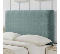 Jacquard Stretch Headboard Covers For Full, Queen, King - Anti-slip, Dustproof Protector Slipcover For Home Décor & Furniture Style Enhancement Green-e Full:110-130cm/43-51‘’