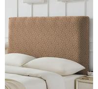 Jacquard Stretch Headboard Covers For Full, Queen, King - Anti-slip, Dustproof Protector Slipcover For Home Décor & Furniture Style Enhancement Coffee-f Queen:140-160cm/56-63''