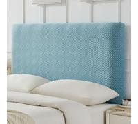 Jacquard Stretch Headboard Covers For Full, Queen, King - Anti-slip, Dustproof Protector Slipcover For Home Décor & Furniture Style Enhancement Blue-e Queen:140-160cm/56-63''