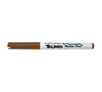 Jacquard Tee-Juice Brown Fabric Marker Pen - Medium Tip Permanent Textile Marker with Heat Set Ink for Customising T-Shirts, Canvas, and DIY Clothing Crafts