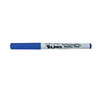 Jacquard Tee-Juice Fabric Marker, Permanent Blue Textile Pen for Vibrant No-Bleed Designs on T-Shirts, Clothing, and Canvas, Medium Tip for Art Crafts