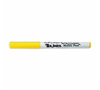Jacquard Tee-Juice Yellow Fabric Marker Pen, Permanent Textile Ink for Customising T-Shirts, No Bleed Art Craft Projects on Clothing, Medium Point