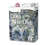 Jacquard Tie-Dye Kit with Camouflage Colours, Complete Fabric Dyeing Set for Clothes, Creative DIY Craft Project for Adults and Kids, All-in-One Group Pack Makes 5 T-Shirts