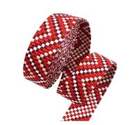 Jacquard Trim 1-5Meters 38mm Webbing for Crochet Bags Jacquard Ribbon Straps 2mm Thick Decorative Ribbons Sewing Bias Belt Sling Trims(Color 1,38mm-4Meters)