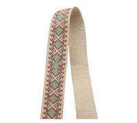 Jacquard Trim 2/5M 38/50mm Jacquard Webbing 1.8mm Thicken Ribbon for Sewing Luggage Shoulder Strap DIY Clothes Accessories(15-38mm,5Meters)