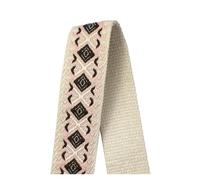 Jacquard Trim 2/5M 38/50mm Jacquard Webbing 1.8mm Thicken Ribbon for Sewing Luggage Shoulder Strap DIY Clothes Accessories(14-38mm,5Meters)