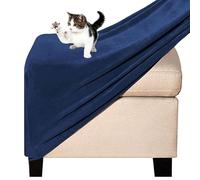 Jacquard Velvet Ottoman Covers - Slipcover for Footstool, Pouffe, Foot Stool - Stretch Fit - Square, Rectangle, Round - Small, Large - Color: @90, Size: Square