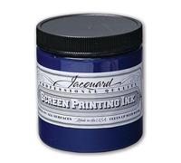 Jacquard Water Based Screen Printing Ink, Blue, 8 oz - Fabric Paint for T-Shirts, Textiles & Art Projects