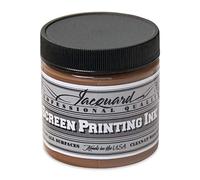 Jacquard Water Based Screen Printing Ink, Opaque Brown, 4 oz - Fabric Paint for T-Shirts, Textiles & Art Projects