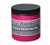Jacquard Water Based Screen Printing Ink, Opaque Rubine, 8 oz - Fabric Paint for T-Shirts, Textiles & Art Projects