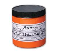 Jacquard Water Based Screen Printing Ink, Orange, 8 oz - Fabric Paint for T-Shirts, Textiles & Art Projects