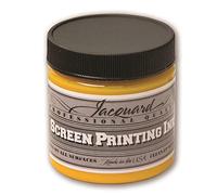 Jacquard Professional Screen Print Ink, Water-Soluable, 4oz Jar, Process Yellow (140)