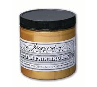 Jacquard Water Based Screen Printing Ink, Solar Gold, 8 oz - Fabric Paint for T-Shirts, Textiles & Art Projects