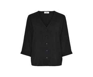 JACQUELINE DE YONG JDY Womens Jdycapote 3/4 Koszulka WVN Noos Blouse, Black (Black-3), 12 UK