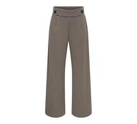 Jacqueline de Yong Wide Cut Women's Trousers, Chocolate Brown, L
