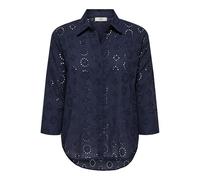 JACQUELINE de YONG Women's Female Jdytallie Hemd Shirt, Black (Black Iris), XL