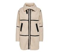 JACQUELINE de YONG Women's Jdyfrosty Teddy Long Jacket OTW Noos Coat, Birch, L
