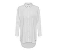 JACQUELINE de YONG Women's Jdymio L/S Long Shirt WVN Noos Blouse, White, 8 UK