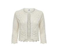 Jacqueline De Yong Women's Jdysun 3/4 Cropped Cardigan KNT Noos Sweater, Eggnog, S