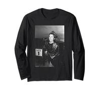 Jacqueline Kennedy Onassis First Lady by Michael Grecco Long Sleeve T-Shirt