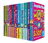 Jacqueline Wilson 12 Books Collection Set - The Worst Thing About My Sister, Tracy Beaker, Little Darlings, Candyfloss & More