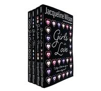 Jacqueline Wilson Girls Series 4 Books Collection Set (Girls in Love, Girls in Tears, Girls Under Pressure, Girls Out Late)