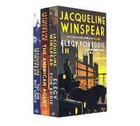 Jacqueline Winspear Maisie Dobbs Series Collection 3 Books Set (To Die But Once, Elegy for Eddie, American Agent)