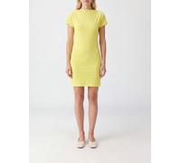 JACQUEMUS Asymmetric Draped Viscose Jersey Sheath Mini Dress - Size: M - female
