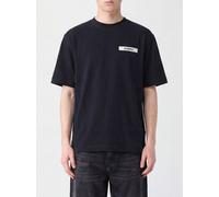 JACQUEMUS Contrast Appliqué Logo Cotton Crew-Neck T-Shirt - Size: XS - male