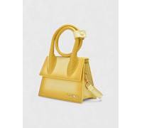 Jacquemus Le Chiquito Noeud Bag in Yellow Leather
