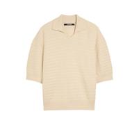 Jacquemus Le Polo Maille Striped Cotton-blend Polo Shirt - Beige - L