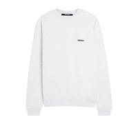 Jacquemus Le Sweatshirt Grosgrain Cotton Sweatshirt - Grey - L