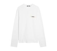 Jacquemus Le T-shirt Gros Grain Cotton T-shirt - White - XL