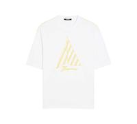 Jacquemus Le Tshirt Voiler Embroidered Cotton T-shirt - White - XL