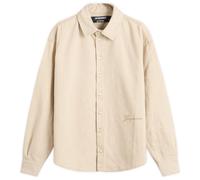 Jacquemus Men's Cotton Hemp Overshirt Light Beige
