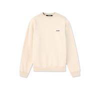Jacquemus Mens Gros Grain Sweatshirt - Beige Cotton - Size Large