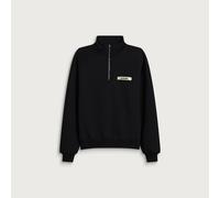 Jacquemus Men's Grosgrain Zip Sweat Black Large