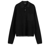 Jacquemus Men's Knitted Polo Shirt Black