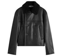 Jacquemus Men's Short Shearling Jacket Black