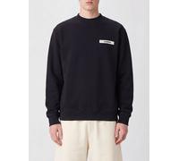 JACQUEMUS Pure Cotton Crewneck Sweatshirt with Applied Contrast Logo - Size: XL - male