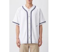 JACQUEMUS Relaxed Fit Baseball-Style Cotton Shirt with Contrast Logo - Size: L - male