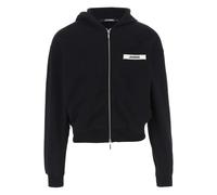 Jacquemus The Gros Grain hooded zip-up sweatshirt - Black XS-S-M-L-XL-XXL-3XL
