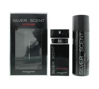 Jacques Bogart Mens Silver Scent Intense Eau De Toilette 100ml + Body Spray 200ml - One Size
