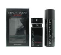 Jacques Bogart Silver Scent Intense 2 Piece Gift Set: Eau de Toilette 100ml - Body Spray 200ml